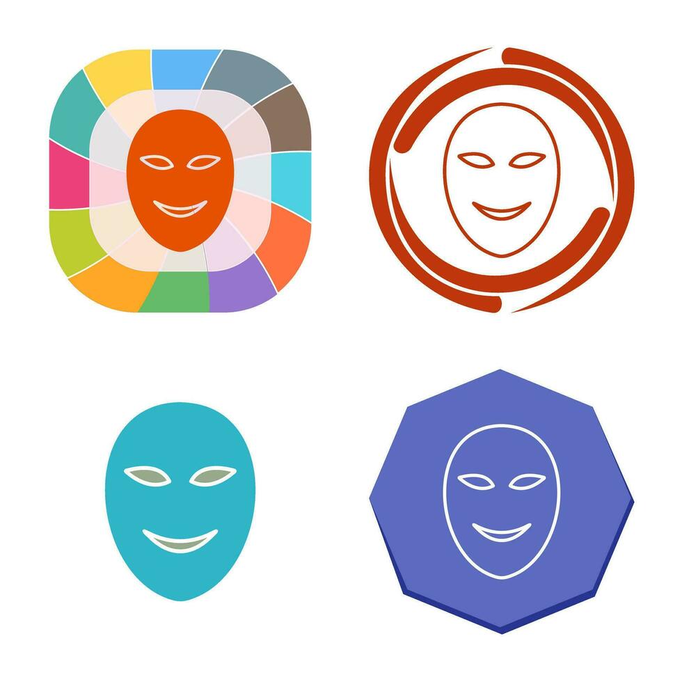 Ancient Face Mask Vector Icon