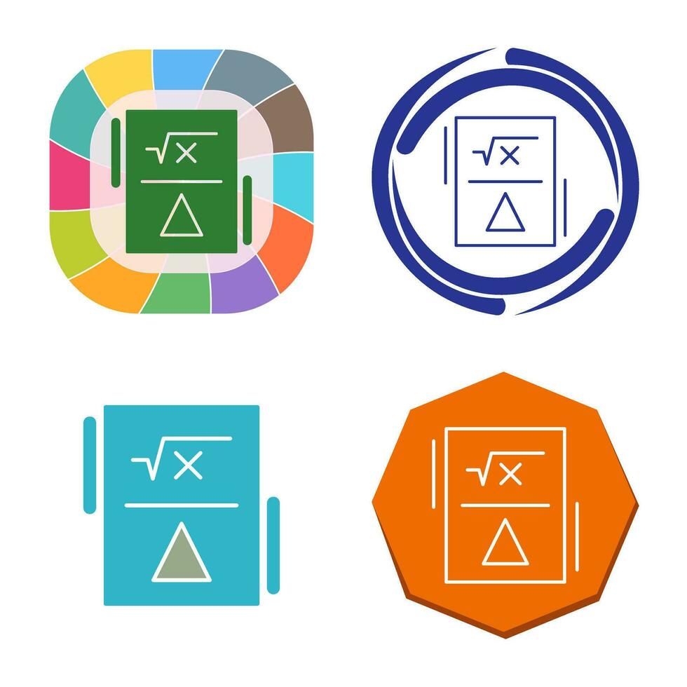 Formula Vector Icon