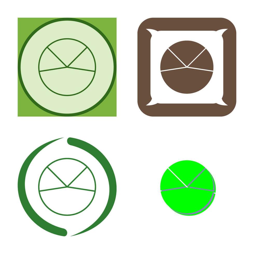 Pie Chart Analysis Vector Icon