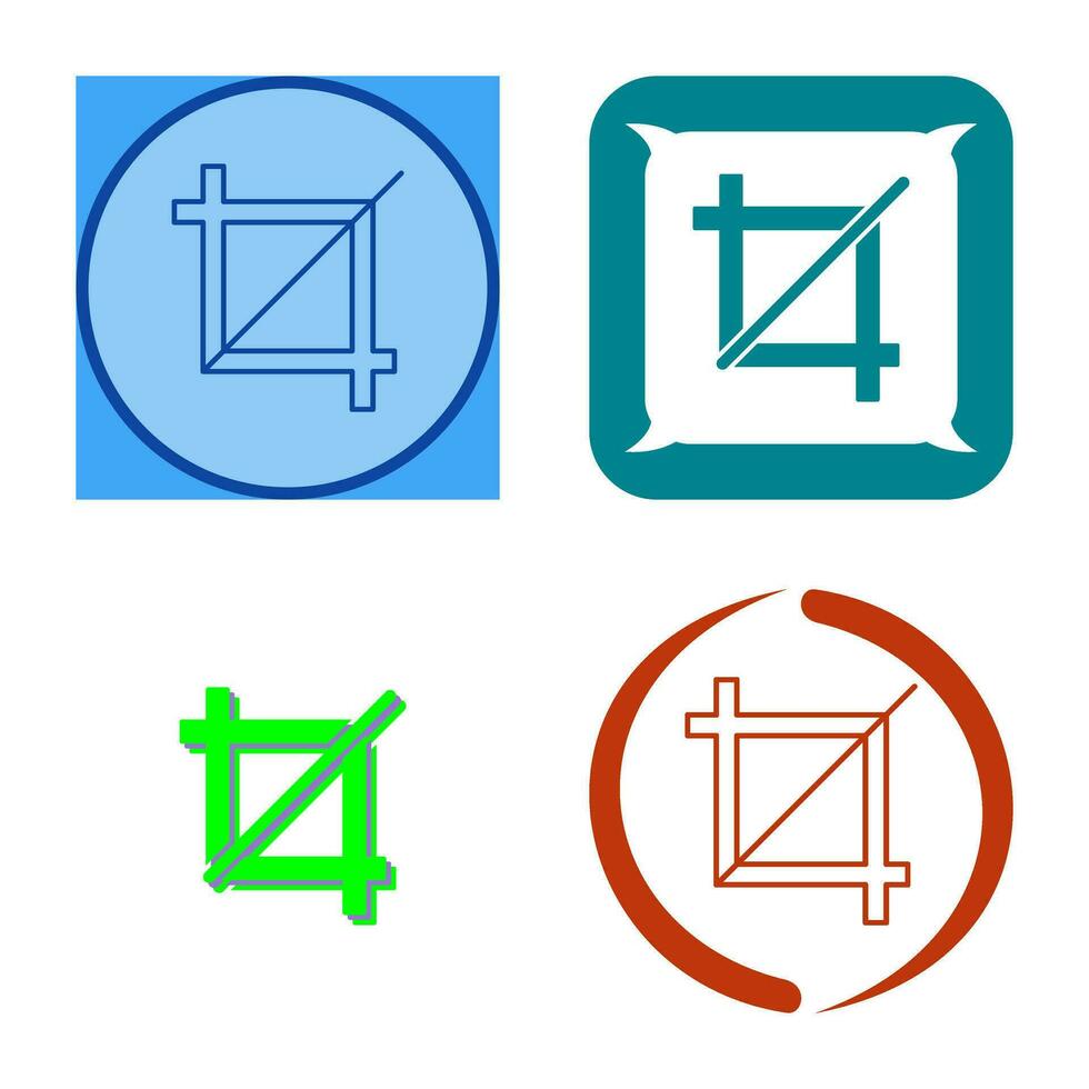 Unique Crop Vector Icon