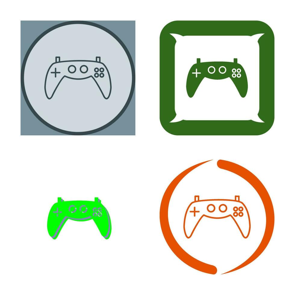 icono de vector de consola de juegos único