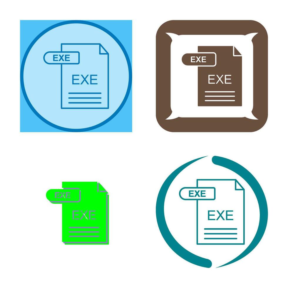 EXE Vector Icon