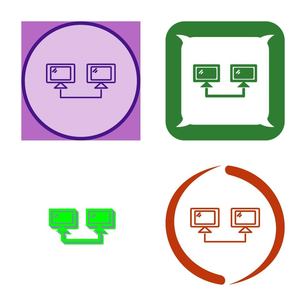 Connected Systems Vector Icon