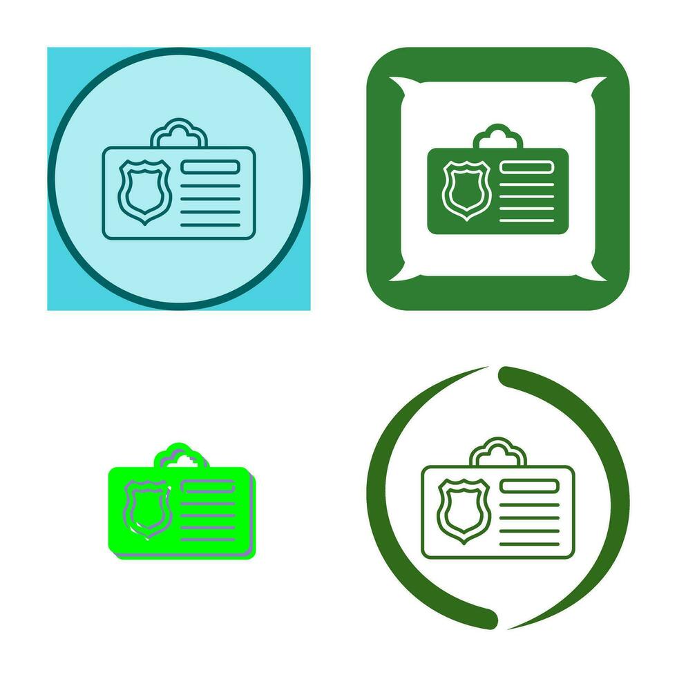 Id Card Vector Icon