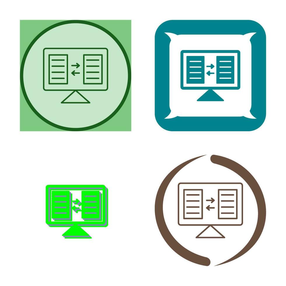 File Sharing Vector Icon