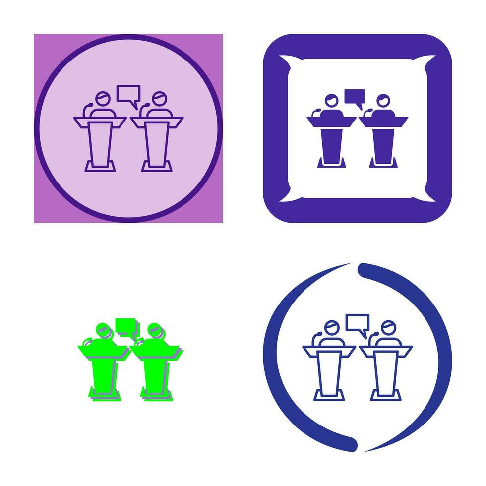 Debate Vector Icon