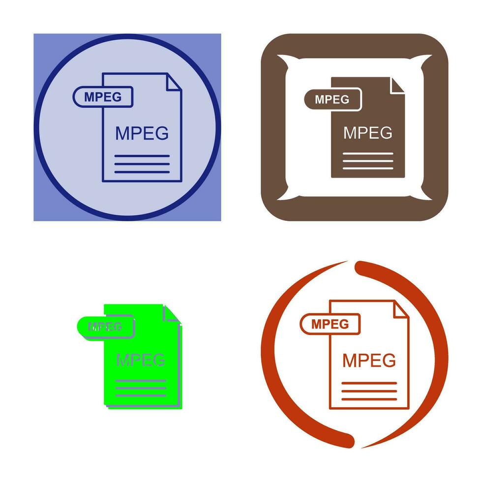 MPEG Vector Icon