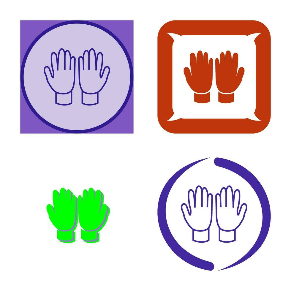 Gardening Gloves Vector Icon