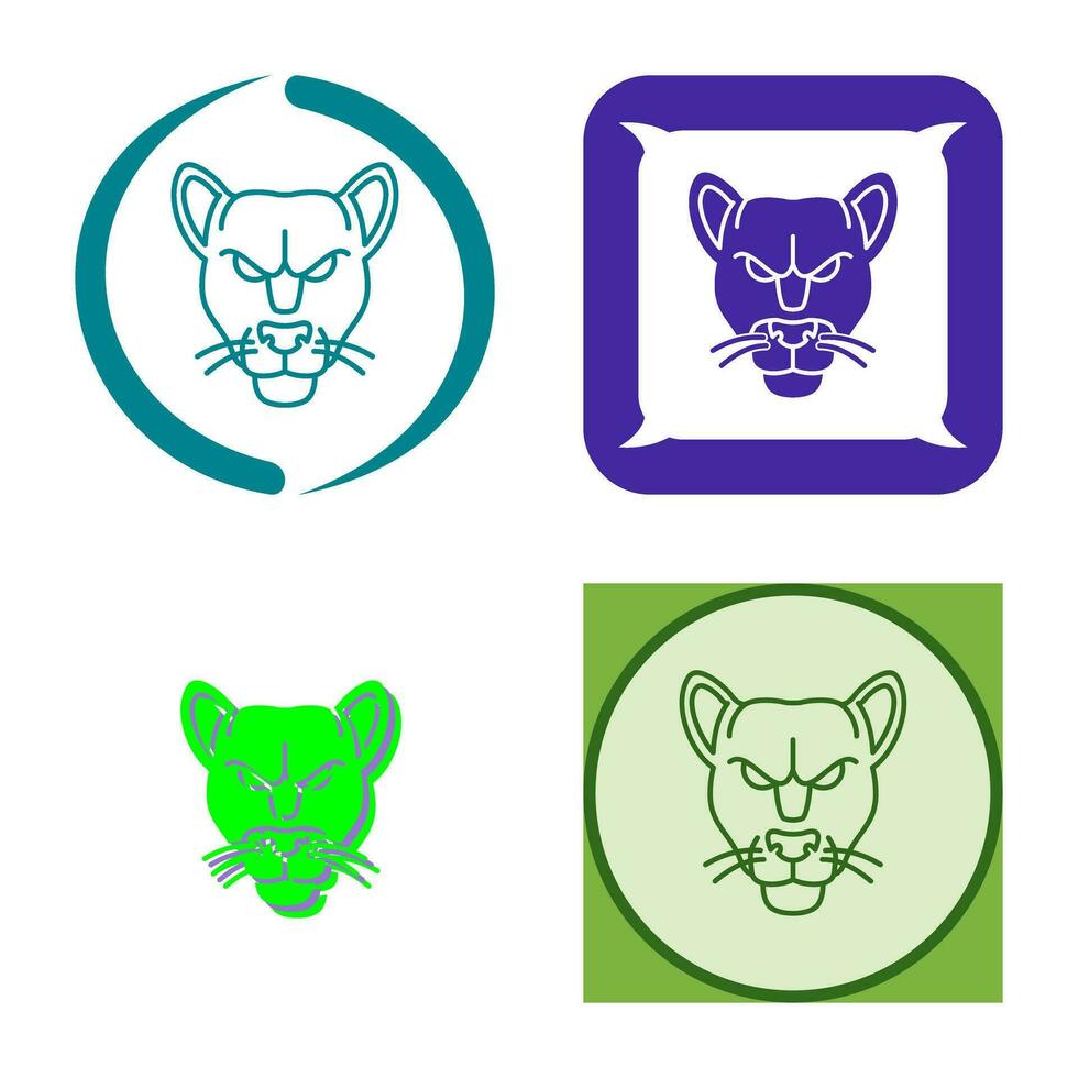 Black Panther Vector Icon