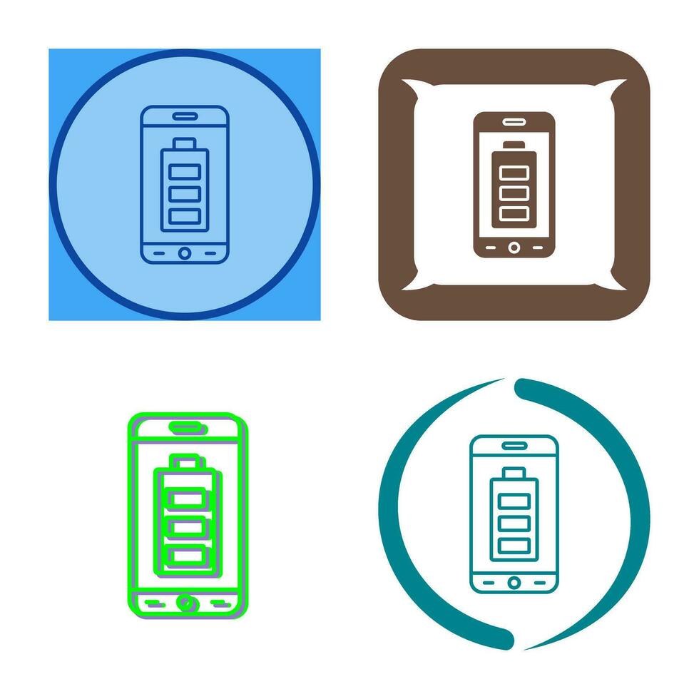 Mobile Battery Vector Icon
