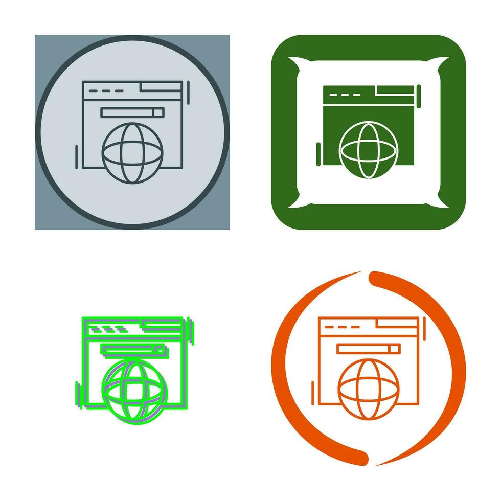 Browser Vector Icon