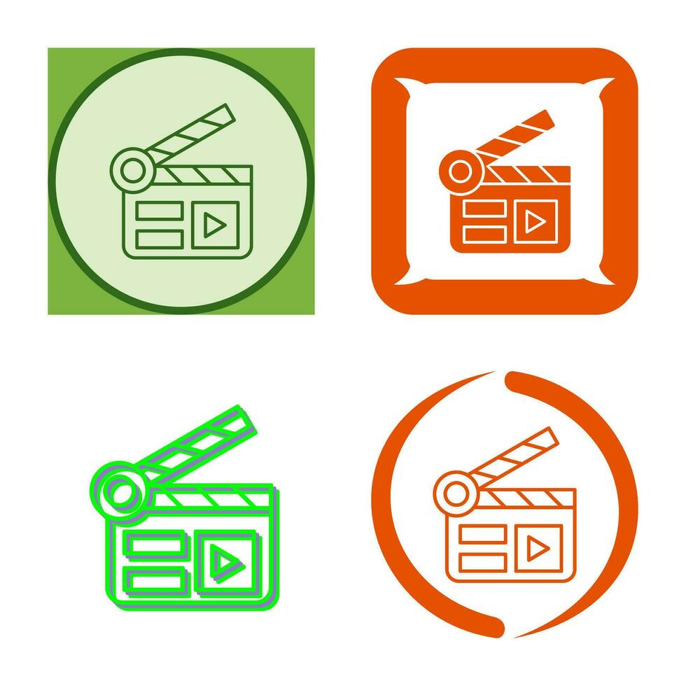 Clapper Board Vector Icon
