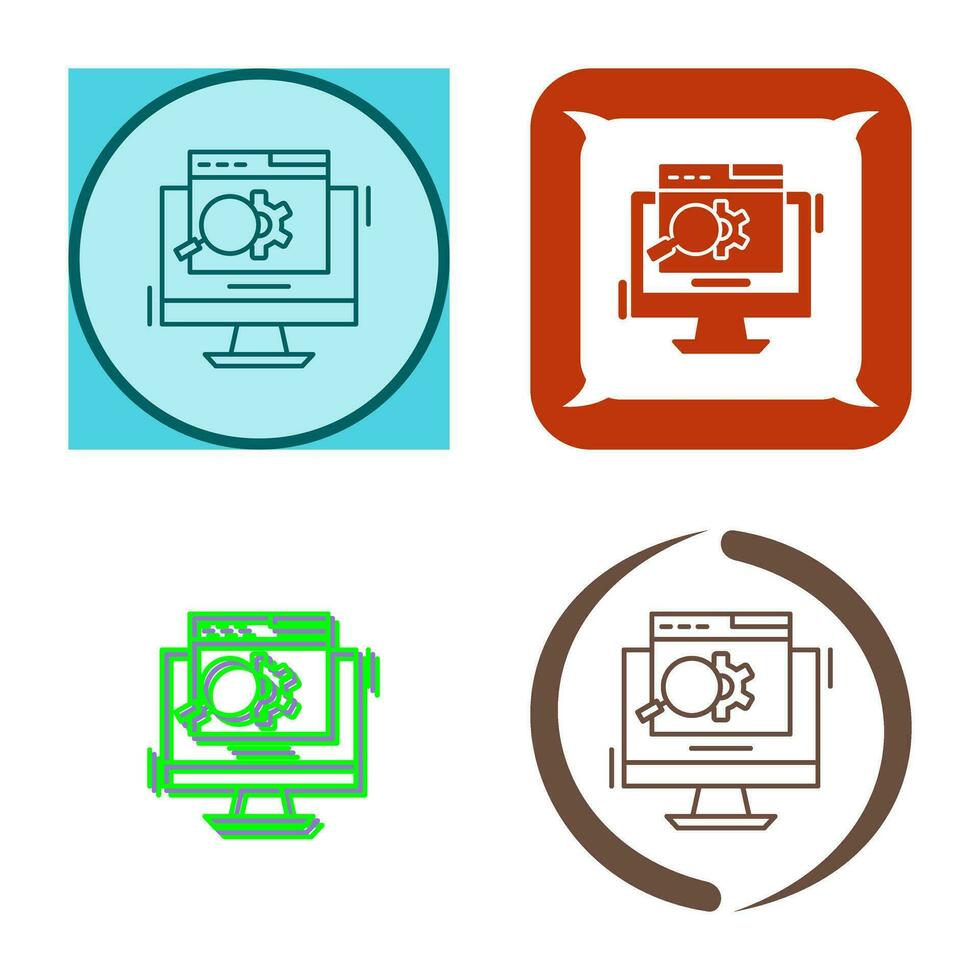 Search Engine Vector Icon