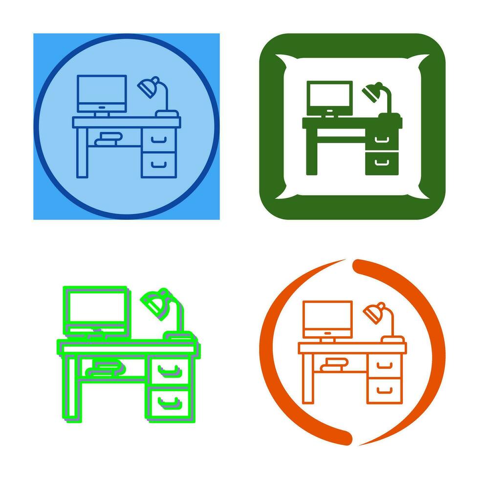 Desk Vector Icon