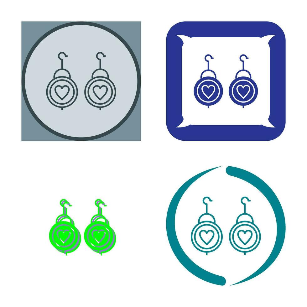 Earrings Vector Icon