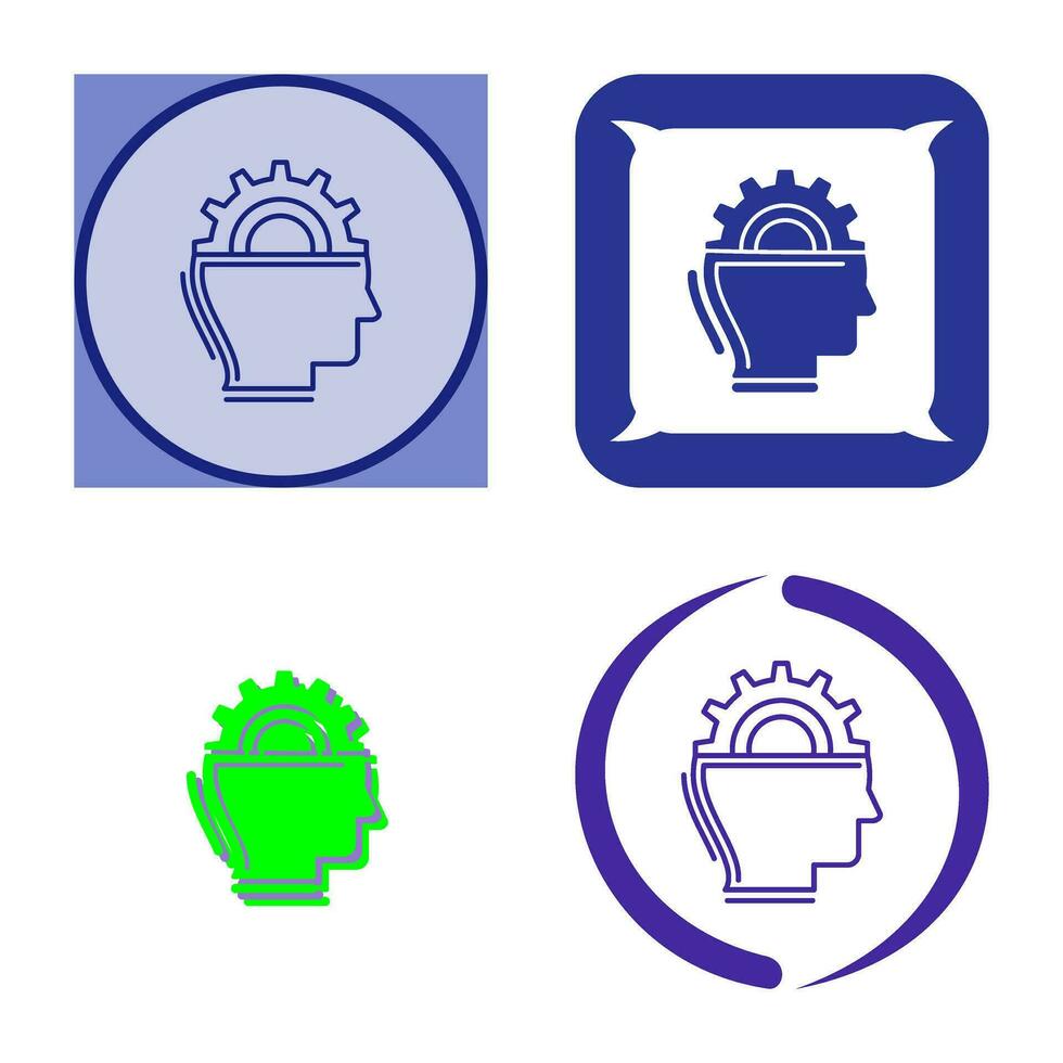 Machine Learning Vector Icon