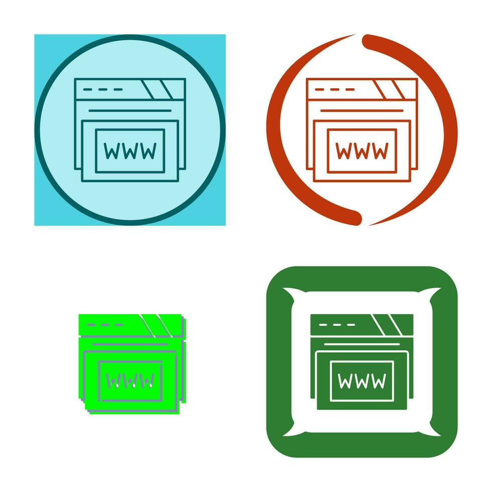 Www Vector Icon