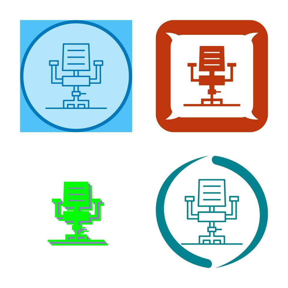 Desk Chair Vector Icon