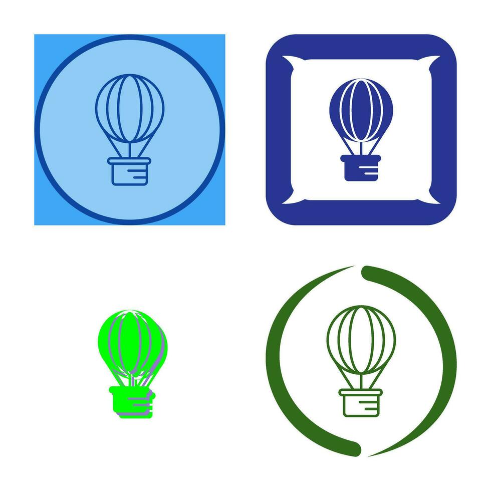 Hot Air Balloon Vector Icon