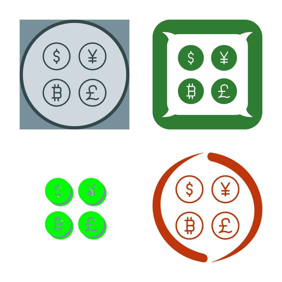 Currency Symbols Vector Icon
