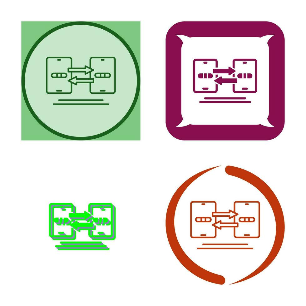 Data Synchronization Vector Icon