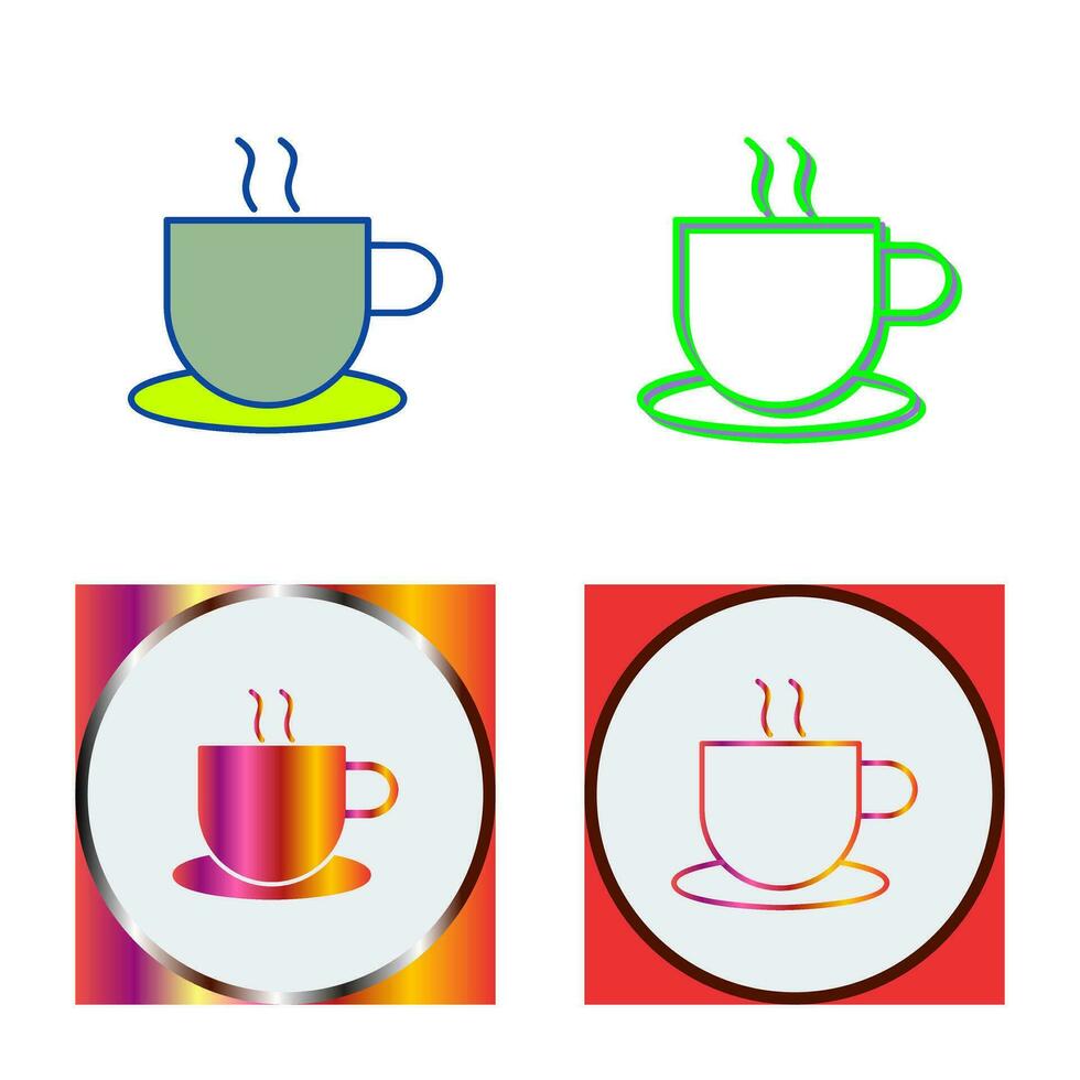 Unique Hot Coffee Vector Icon