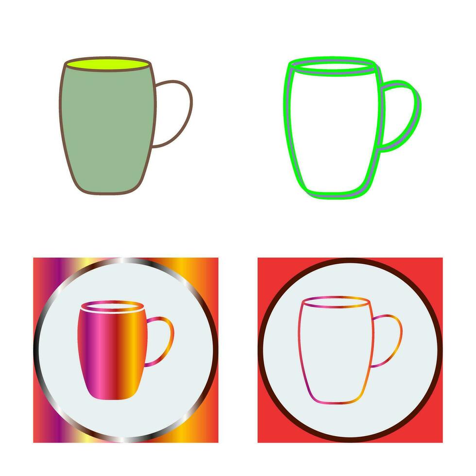 icono de vector de taza