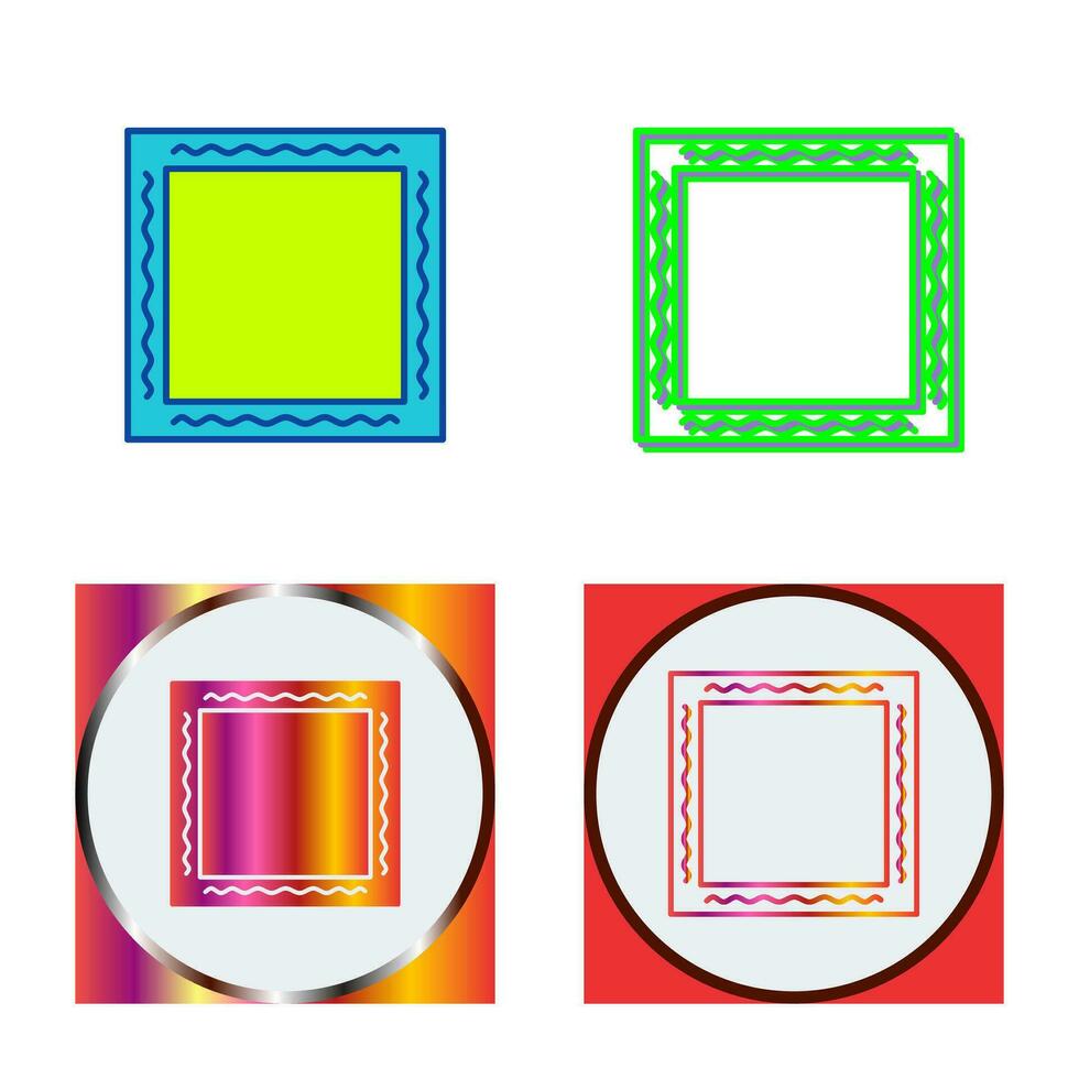 Unique Frame Vector Icon