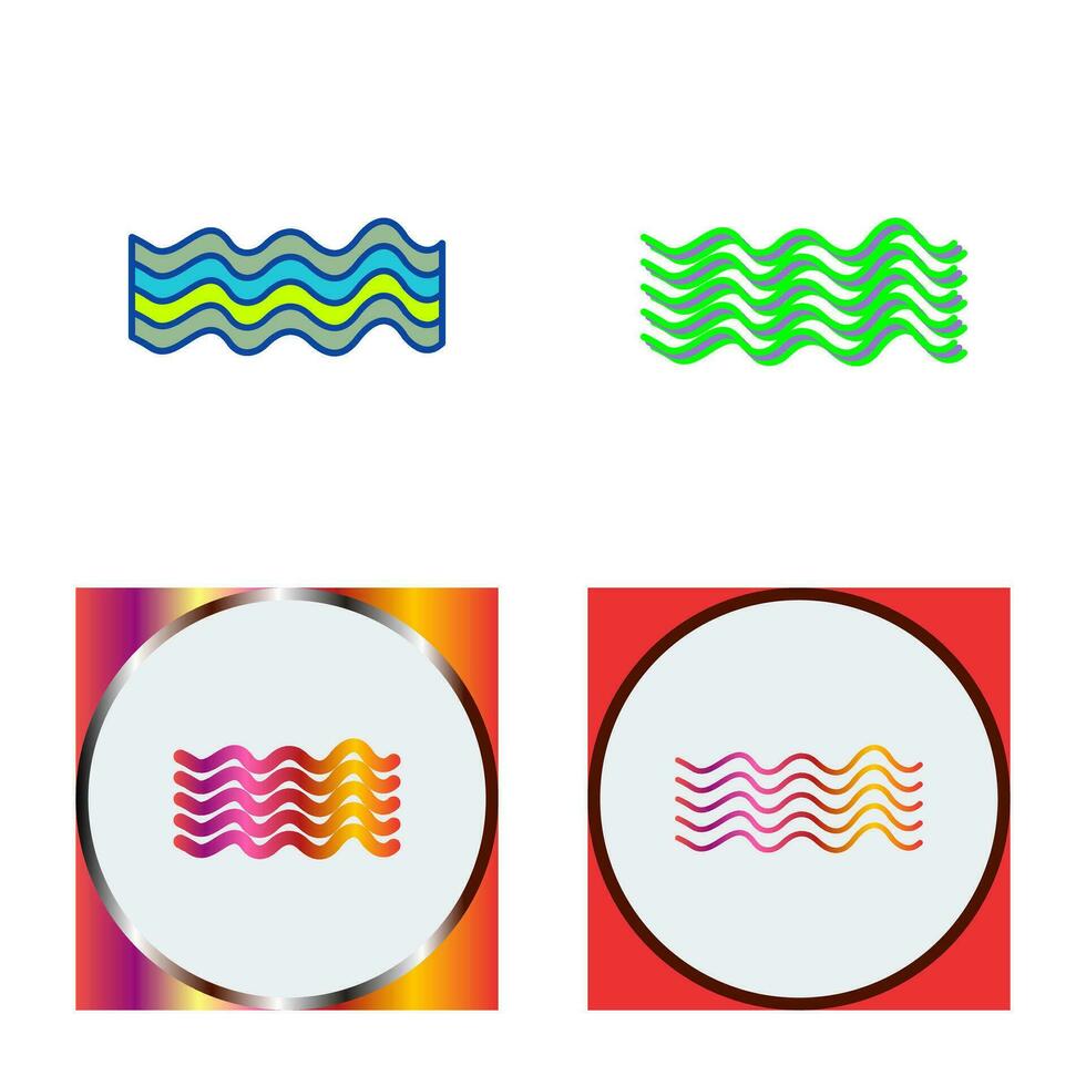 Magnetic Waves Vector Icon