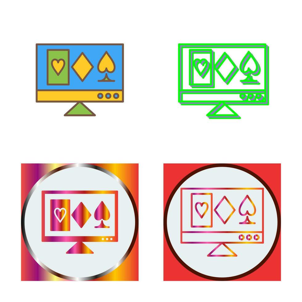 Online Gambling Vector Icon