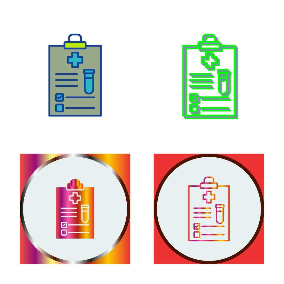 Medical Report Vector Icon