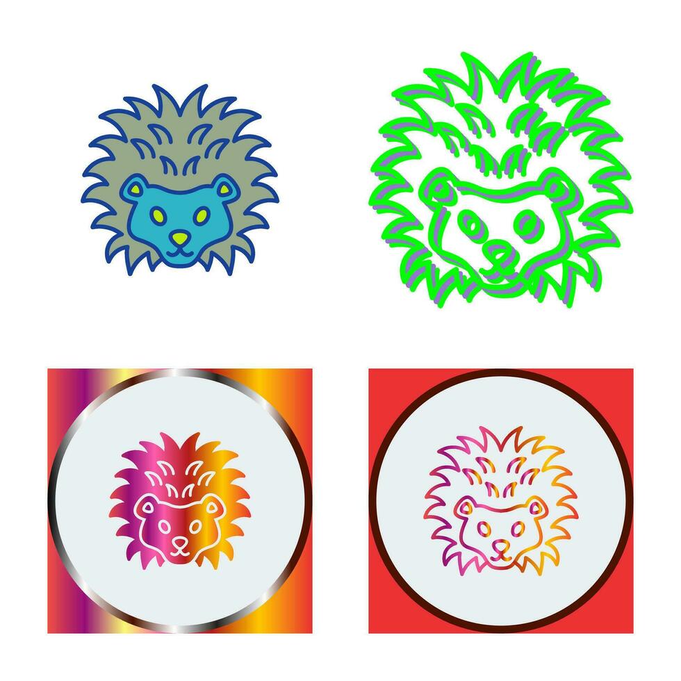 Hedgehog Vector Icon