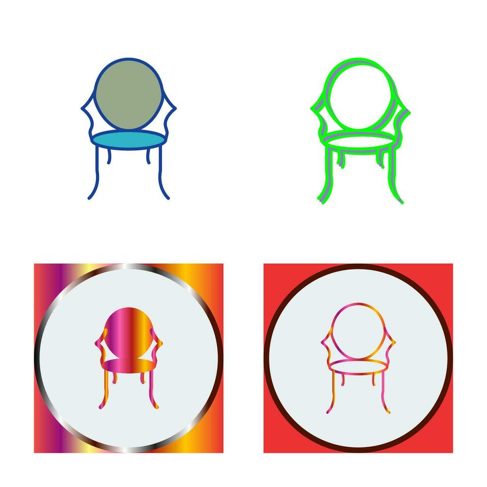 Ancient Chair Vector Icon