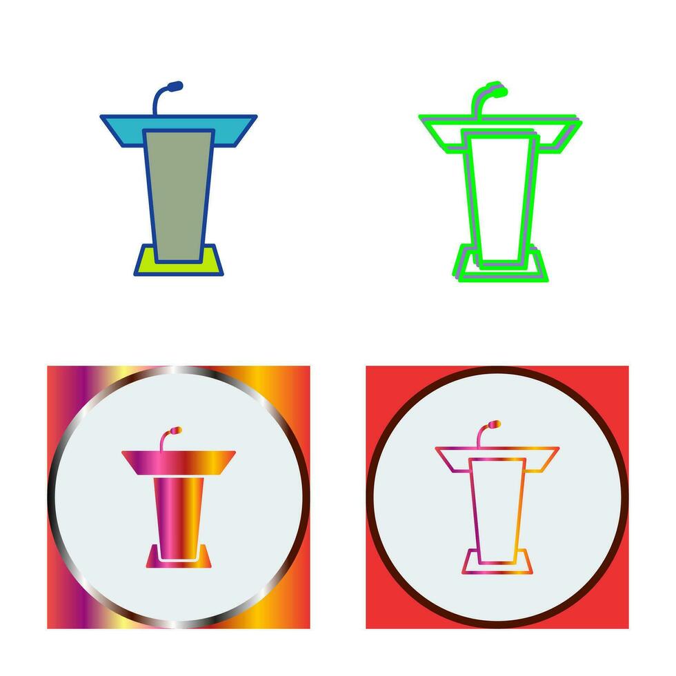 Podium Vector Icon