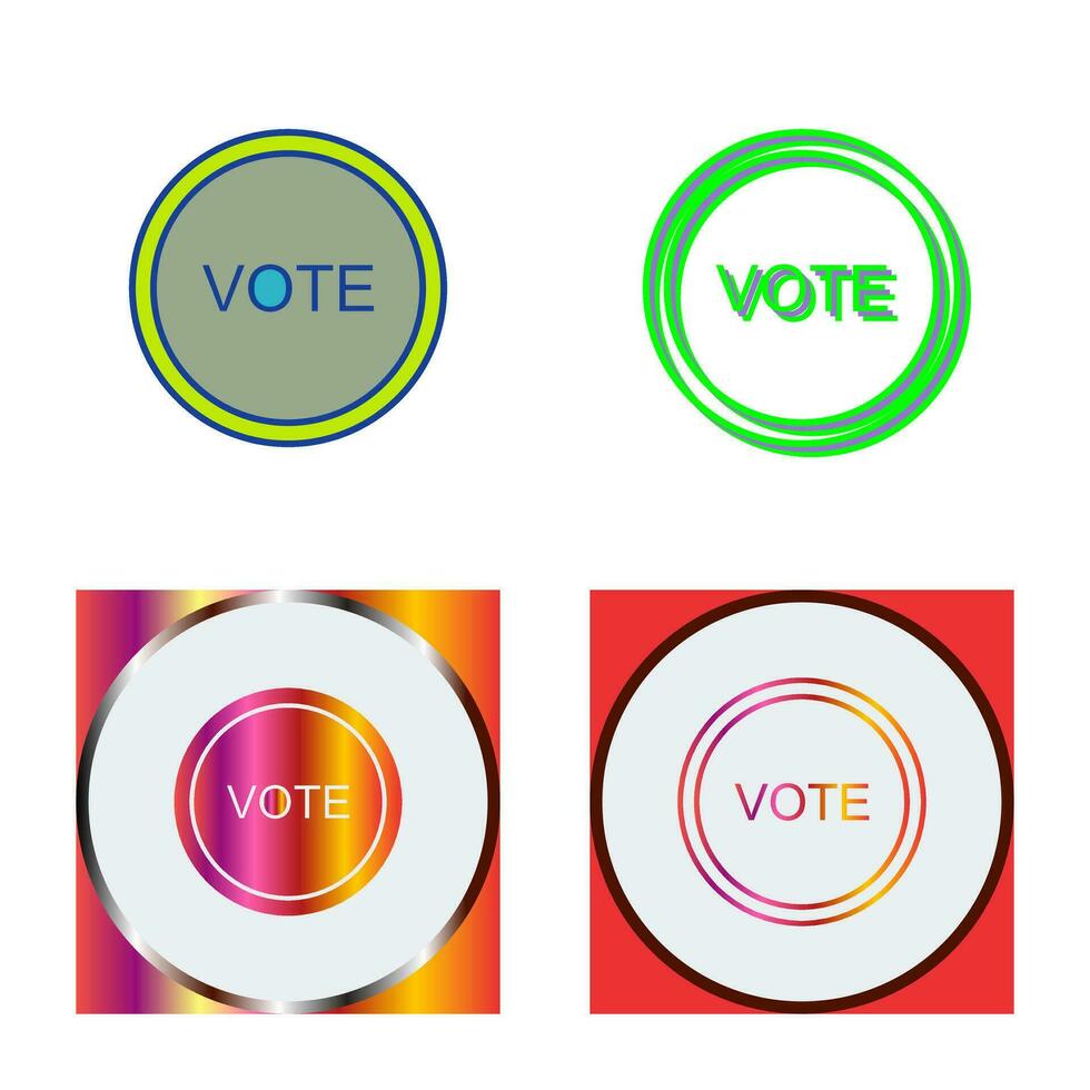 Vote Link Vector Icon