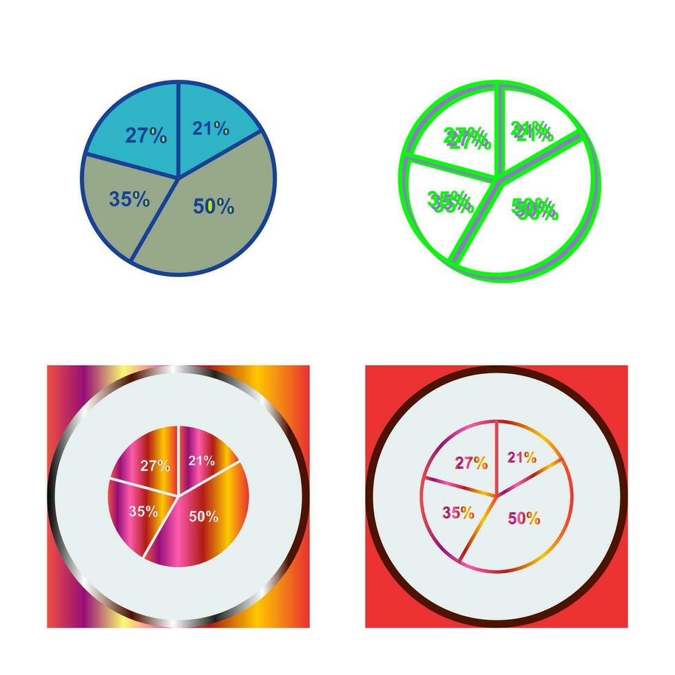 Pie Chart Vector Icon