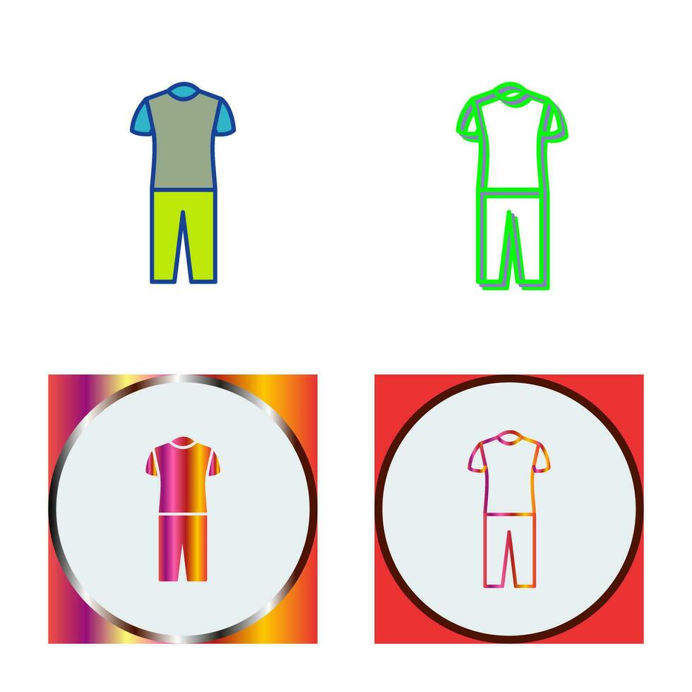 Pyjamas Suit Vector Icon