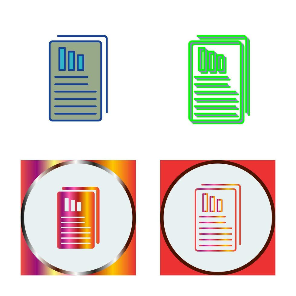 Reports Vector Icon
