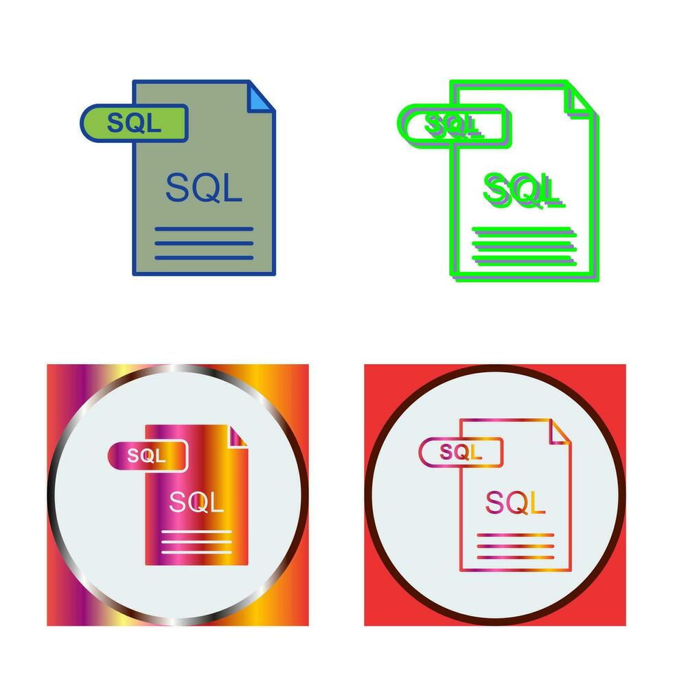 SQL Vector Icon 31676888 Vector Art at Vecteezy