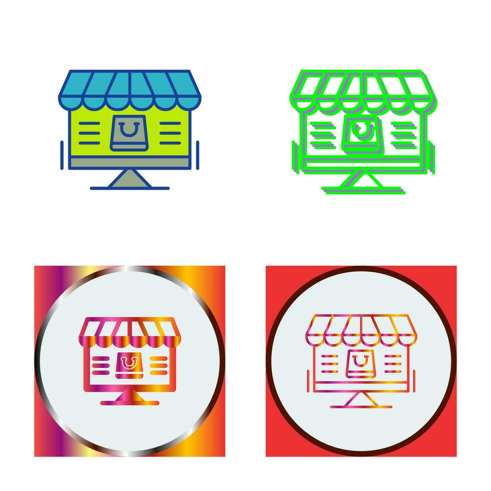 Online Shopping Vector Icon