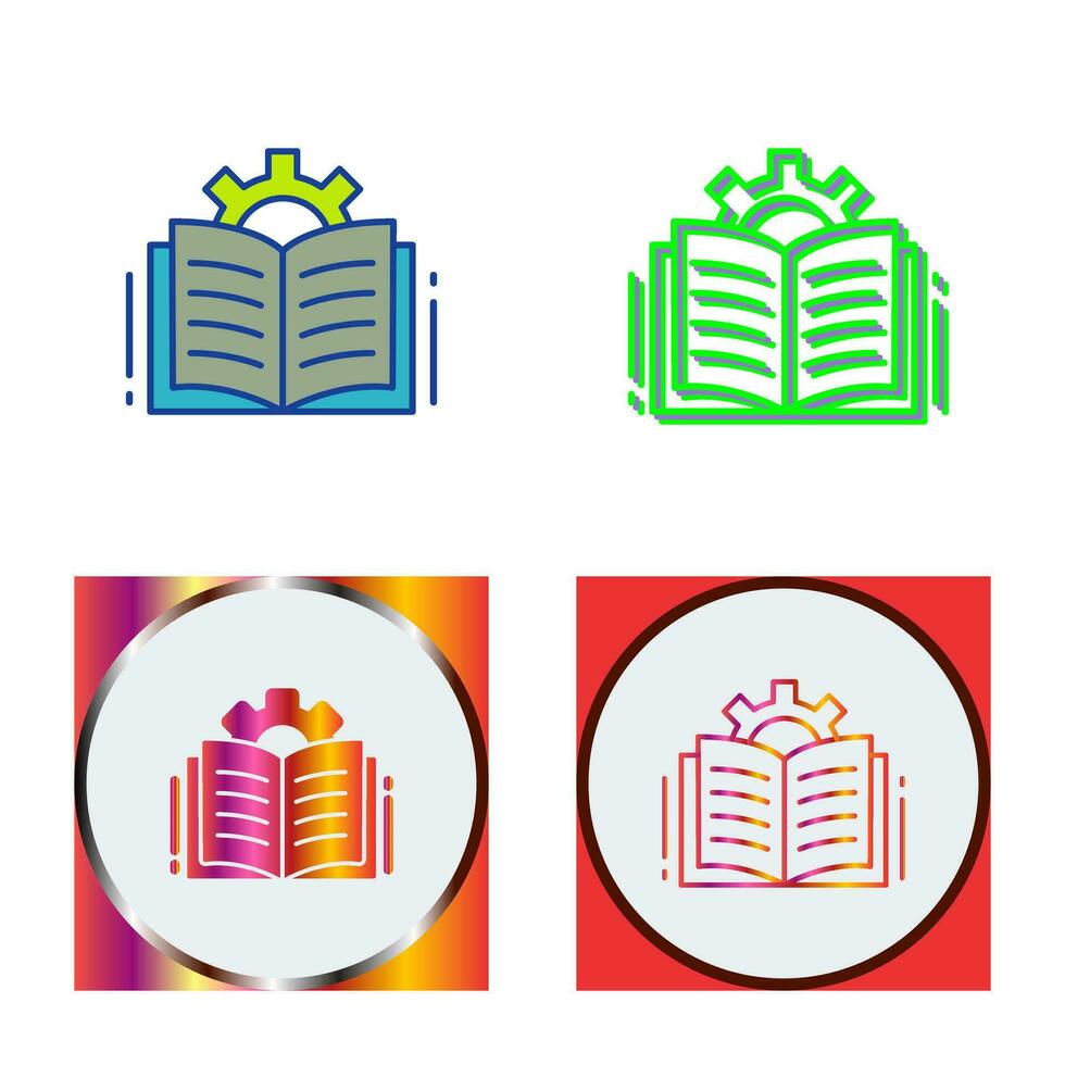 Open Book Vector Icon