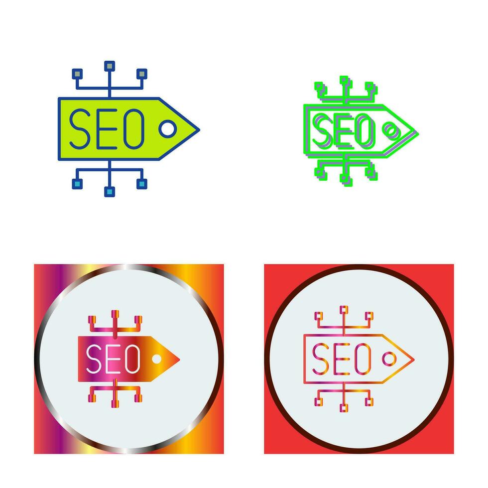 SEO Tag Vector Icon