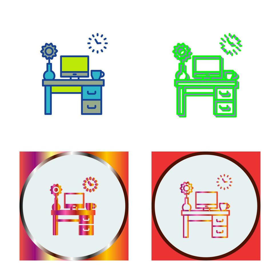 Work Table Vector Icon