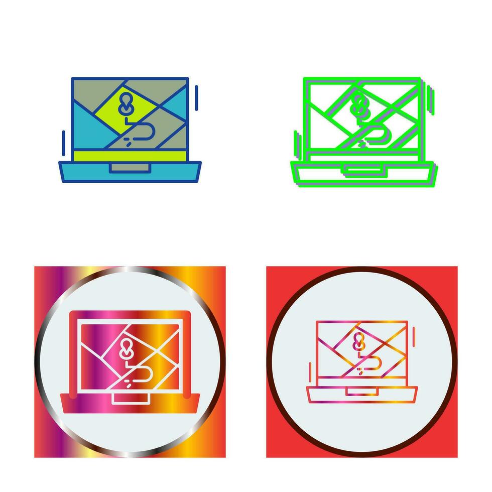 Google Map Vector Icon