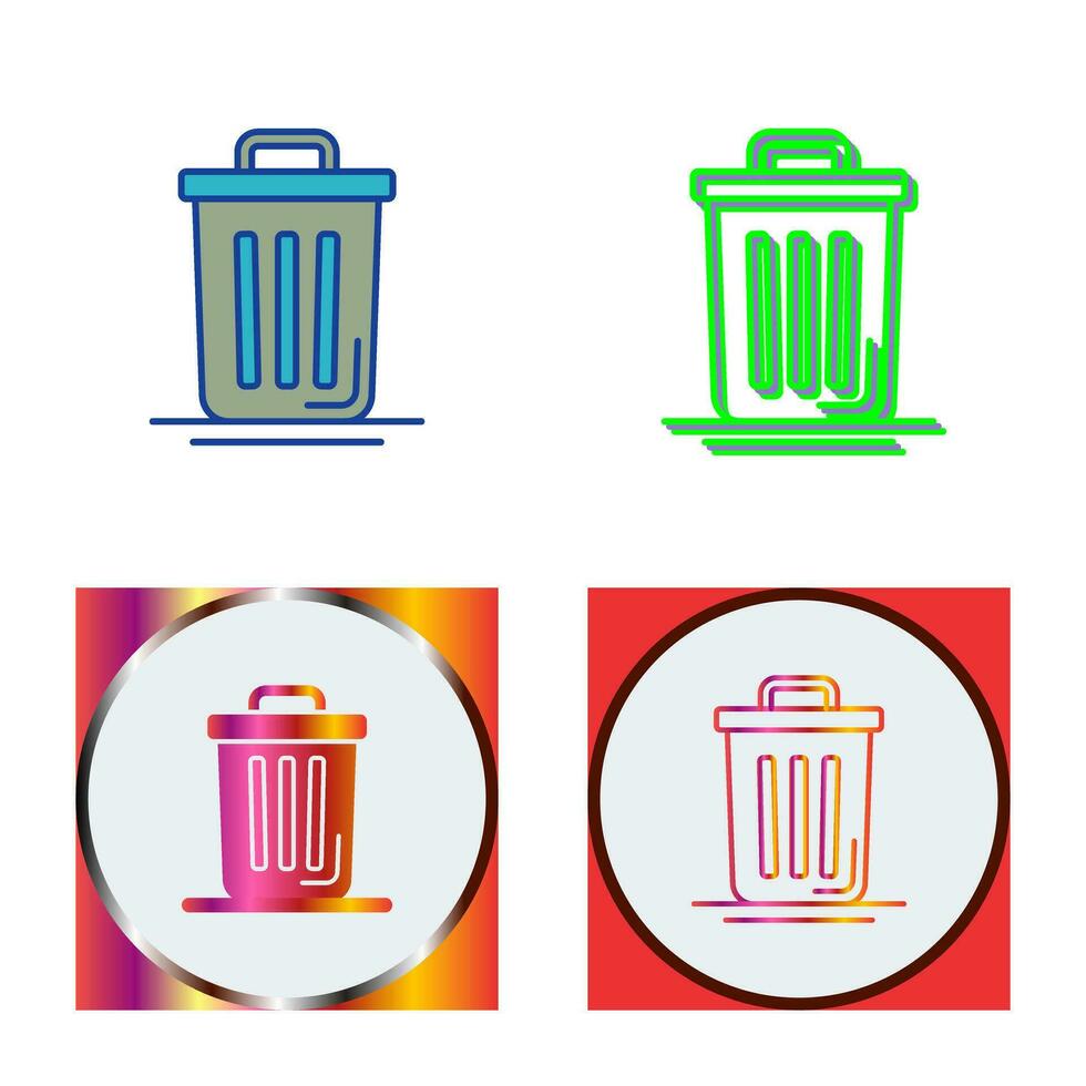 Trash Can Vector Icon