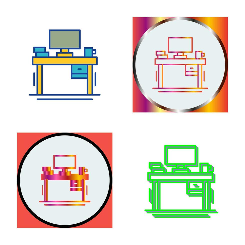 Desk Vector Icon