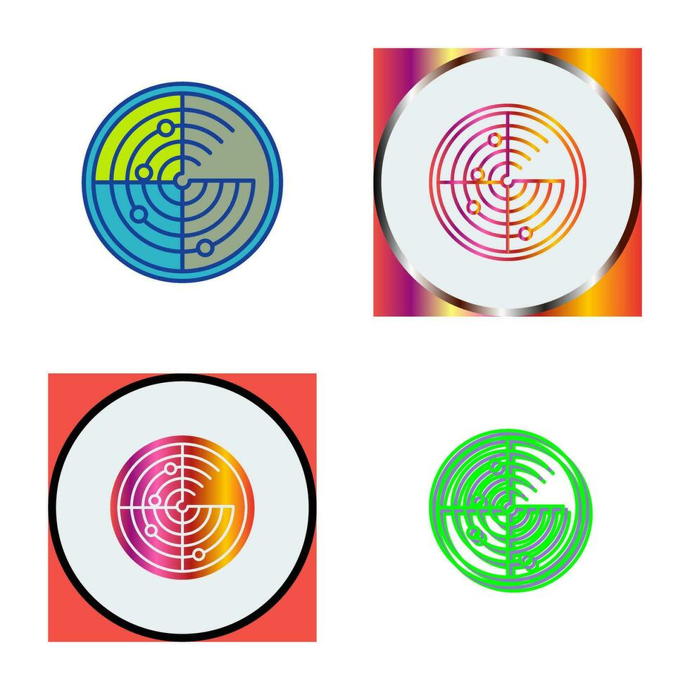 Radar Vector Icon
