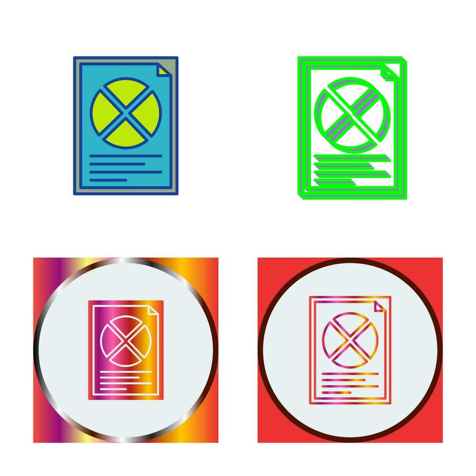 Pie Chart Vector Icon