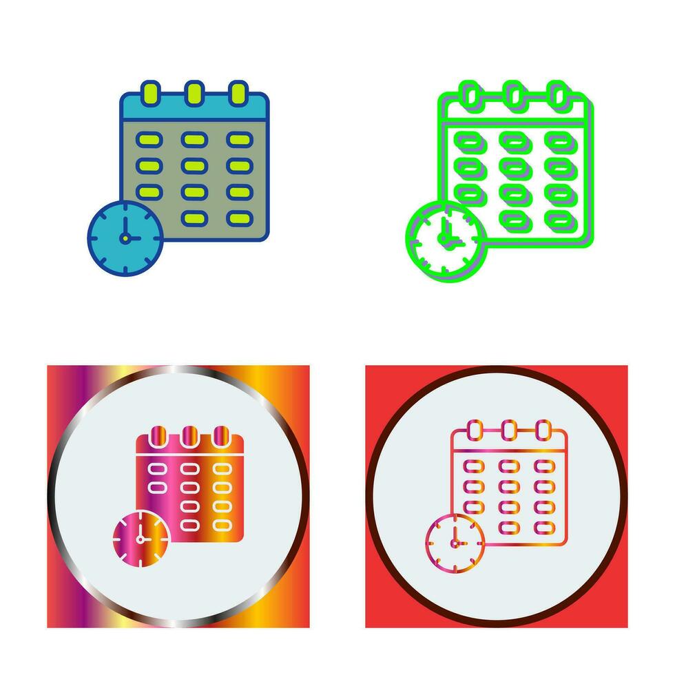 icono de vector de calendario