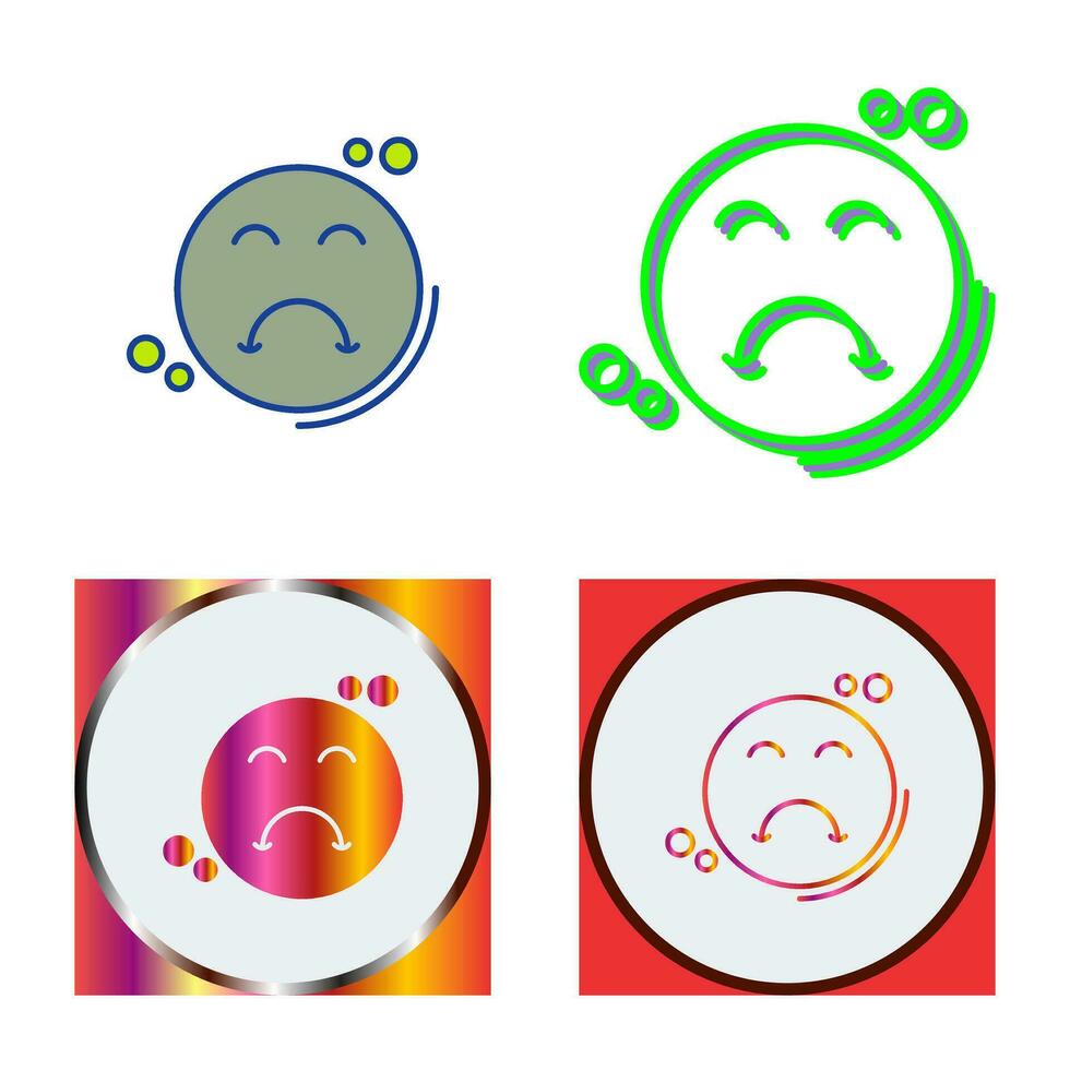 Upset Vector Icon